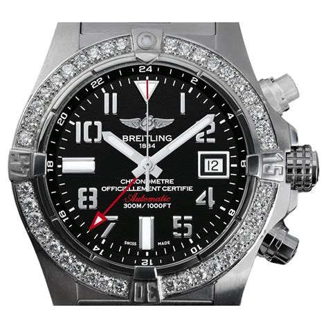 breitling super avenger 2 with diamond bezel|Breitling Avenger 2 chronograph.